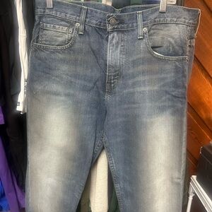 Levi’s 569 Men’s Classic Blue Denim Jeans with Fading baggy 32x34 MINT COND